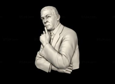Portrait (Muslim Magomayev, PRT_0088) 3D models for cnc